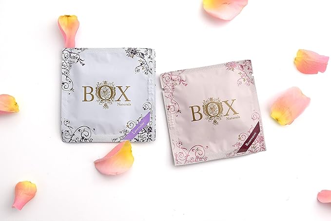 Cleansing Towelettes Organic Essential Oils Biodegradable (Rose) 12 Pack For Face and Body - Wet Wipes
