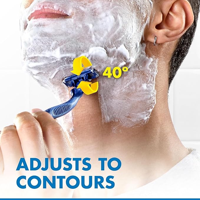 Gillette Sensor3 Comfort Men's Disposable Razors, 12 Razors