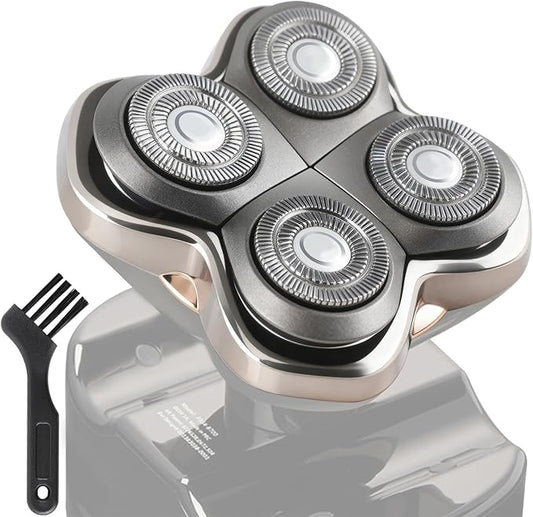 Razor Replacement Blades - for Forte PRO 4 Head Compatible with Skull Shaver Pitbull Pro - for Pitbull Silver Gold PRO SX5 & Palm MX5 & Butterfly Kiss Pro - Bald Men Electric Shavers Accessories