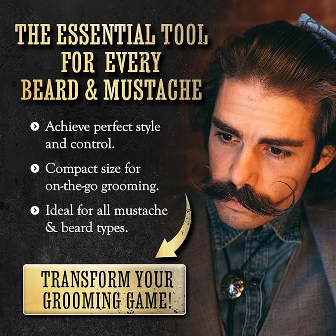 Moustache Care Gift Set by Vintage Grooming Co. (Bone Crusher & Bare Bones Combo)