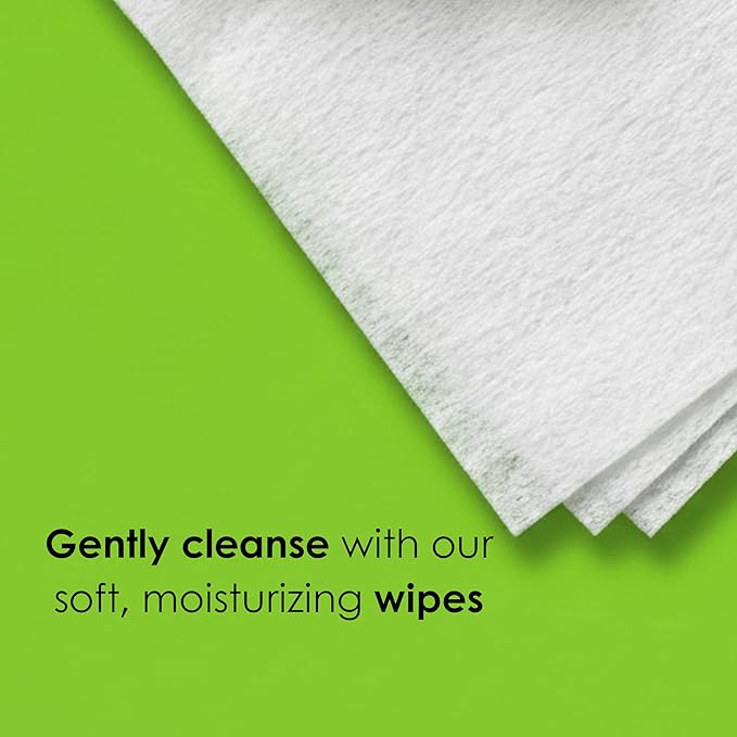 Global Beauty Care Cucumber Makeup Remover Wipes - Gentle Daily Facial Cleansing Wipes for Sensitive Skin, Hydrating & Soothing, Removes Waterproof Makeup, Travel-Friendly, 60 Count (1-Pack)