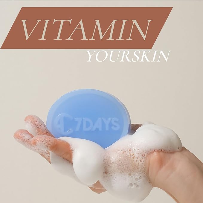 CDH7DAYS Soft Milky Soap Bar for Moms, EWG Verified & Vegan, Korean Handmade Natural Body Soap, Unscented, Plant-Based Gentle Cleanser for Sensitive & Dry Skin, Family-Friendly, Pregnancy-Safe, 5oz