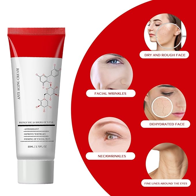 Skincare All In One Anti Aging Face Cream — Retinol & Peptide Anti Aging Face Moisturizer, Facial Firming & Skin Tightening Cream for Face & Neck, Fine Lines & Wrinkles, For Women & Men, 2.7 fl oz