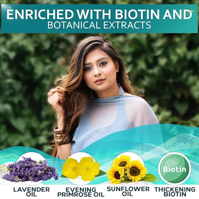 Biotin Shampoo and Conditioner Set and Biotin Hair Thickening Serum for Men and Women