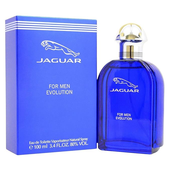 Jaguar Evolution Eau de Toilette Spray for Men, 3.4 Ounce