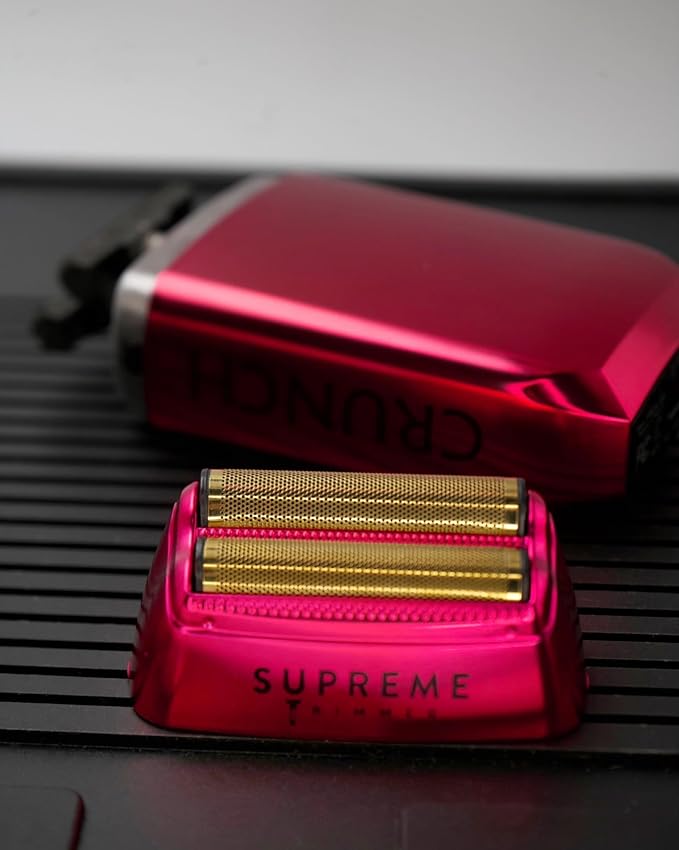 Supreme Trimmer Replacement Foil & Cutter SB63 | Hypoallergenic Foil for Crunch STF602 | Pink