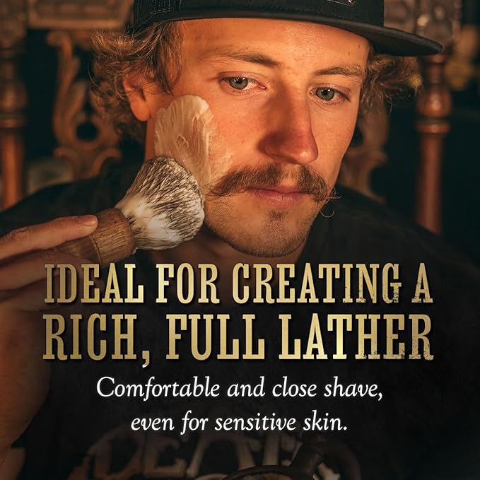 Shaving Brush | Lather Shave Brush | Death Grip Shaving Kit | Shave Brushes for Men | Shaving Cream Brush for Bowl | Shaving Set For Men | Shave Brush For Bowl Kit