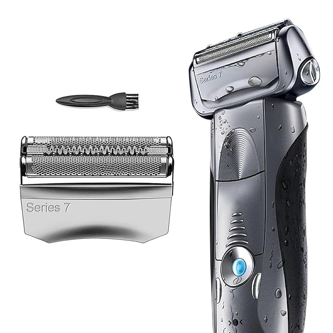 1Pack 70S Series 7 Replacement Head for Braun Series 7 Foil Shaver Replacement Heads Compatible Braun Series 7 Replacement Compatible with Series 7 Shavers 70s 720,750CC, 760CC,790CC,9565 Foil Shave