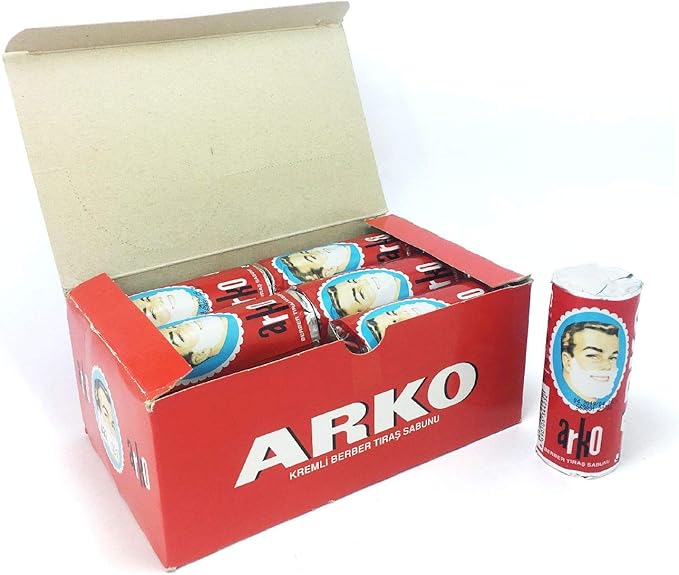 Arko Shaving Cream Soap Stick - 12 Pieces by EVYAP