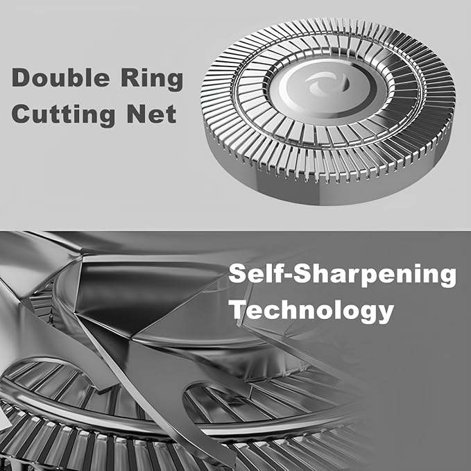 Head Shaver Replacement Heads Compatible with Wyklaus Head Shaver 7D Replacement Head,Compatible with Wyklaus Head Shaver 7D OP-002.(2Pack)