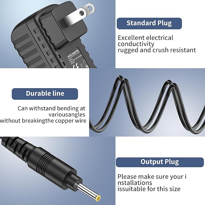 1.6V Power Cord for Philips Norelco G370 G250 G270 G290 G380 D350 G390, G470, G480 Grooming System Charger Replacement Charger for Philips Beard Hair Trimmer QC5015 QG3080 QG3150 QG3020