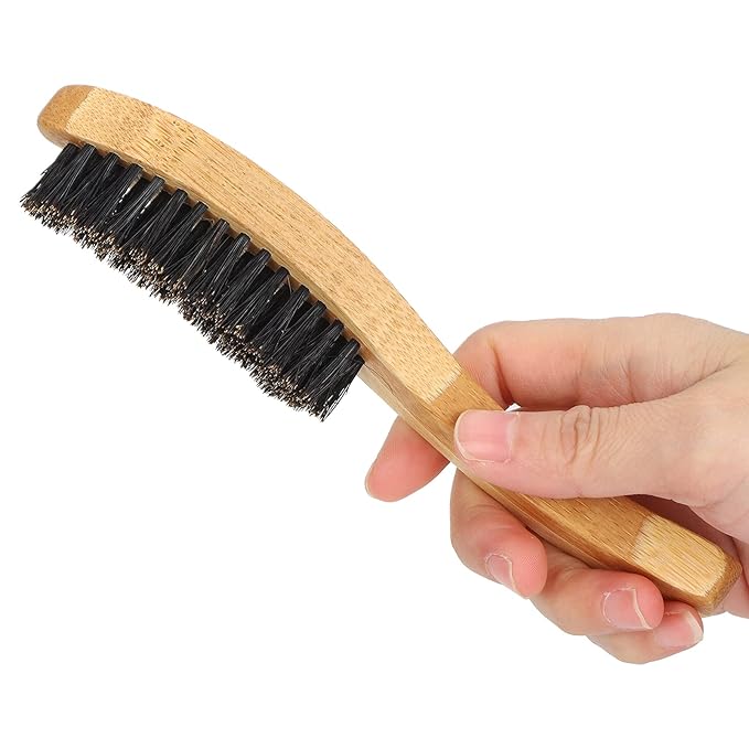 Beard Styling Brush, Beard Brush Portable Lightweight Strong Toughness for Men for Straightens and Promotes Beard Growth for Beard and Mustache