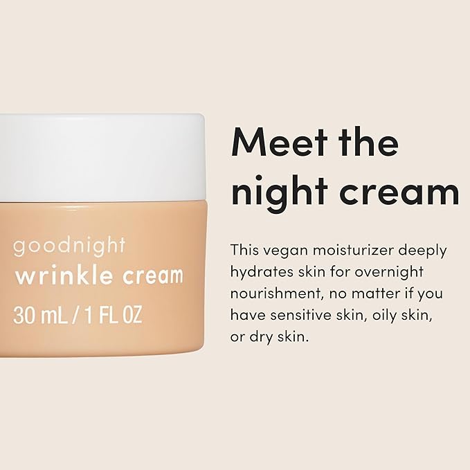 hims Everyday Moisturizer for Men - Hydrating Men's Face Moisturizer with Hyaluronic Acid and Shea Butter - 1 fl oz & hims Goodnight Wrinkle Cream - Hydrating Men's Face While You Sleep - 1 fl oz