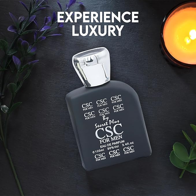 CSC's Cologne–Bold & Sophisticated Scent Perfume for Men With Citrus,Spice,And Woody Notes–Long Lasting Fragrance For All Occasions