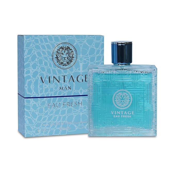 Men's Cologne Eau De Parfume Natural Spray Vintage Man Perfume with Fruity Warm & Floral Scent 3.4 Fluid Ounce Long Lasting Fragrance