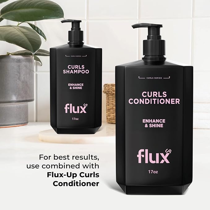 Curly Hair Shampoo – Hydrating Shampoo for Curly & Wavy Hair for Women & Men – Sulfate-Free Frizz Control & Moisture for Defined, Stronger, Softer Curls – 17 fl oz