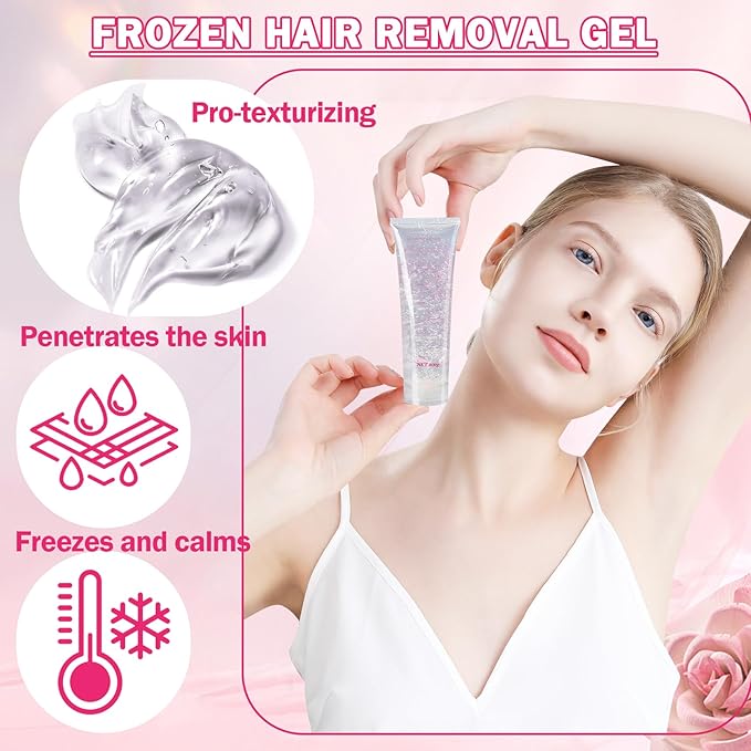 Cooling Gel Use with Laser Hair Removal Device and Facial Machine for Women or Men 300ML