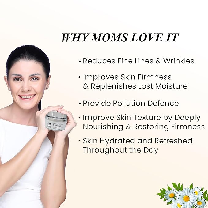 DAYTIME AGELESS MOISTURIZER | Revitalizing Botanical Anti-Aging Face Moisturizer for Smooth, Soft Skin | Hydrating, Nourishing, Soothing Skin Moisturizer for a Youthful-Looking Glow