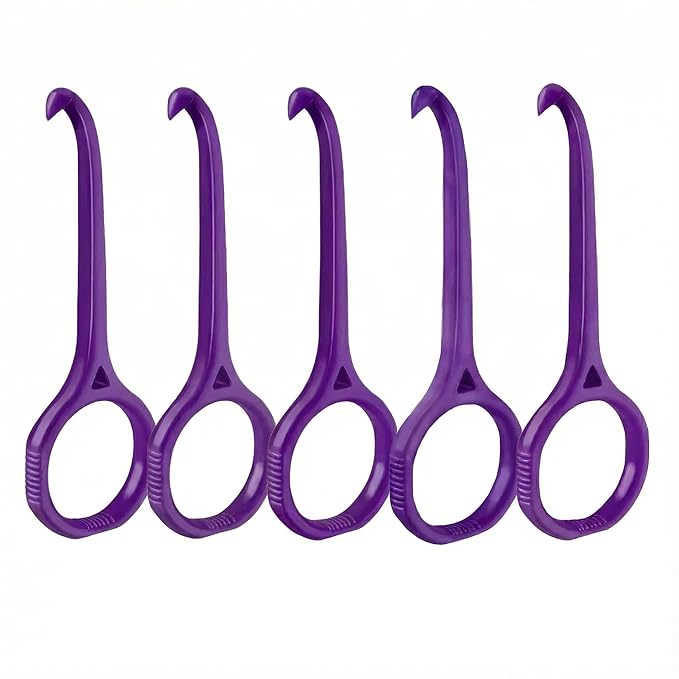5PCS Aligner Removal Tool, Clear Aligner Remover Tools for Invisalign Removable Retainers, Aligners,Braces Removal Kit (5PCS Purple)