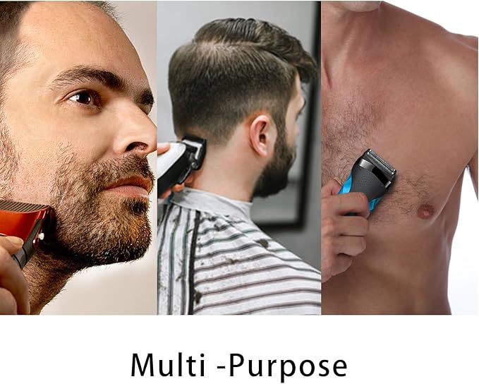 Beard Trimmer Attachment Fit for Br-aun Series 5, 6 and 7 Electric Razors 1/2/3/5/7mm, Replacement Shaver Guide Combs for 5018s, 5020s, 6075cc, 7071cc, 7075cc, 7085cc, 7020s, 5050cs, 6020s, 6072cc