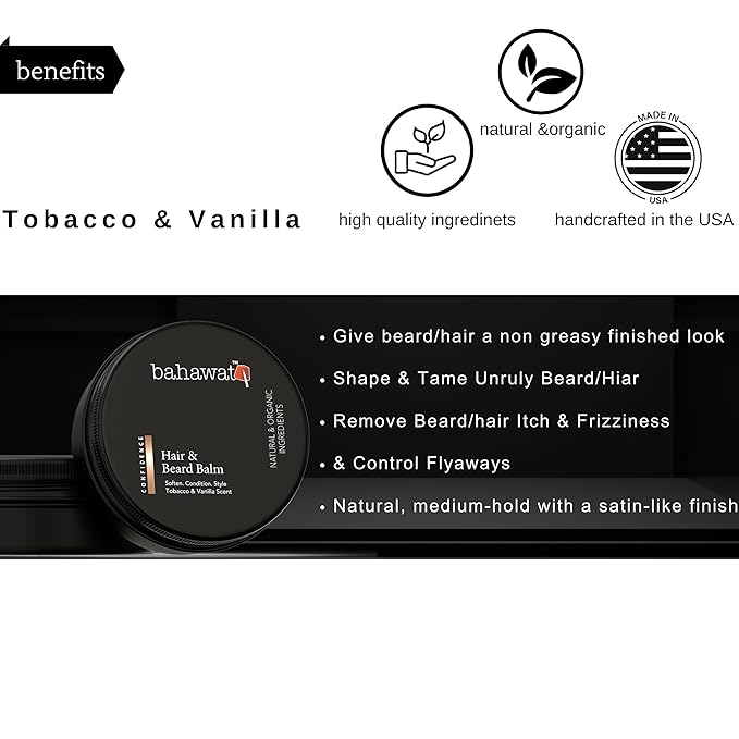 BAHAWAT Beard Balm (Tobacco & Vanilla)