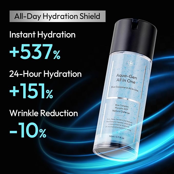 Men's Pore Minimizing Face Gel Moisturizer - 24H Hydrating & Soothing Oil Control Daily Facial Lotion, Lightweight & Non-Greasy for All Skin Types, 3.71 fl oz