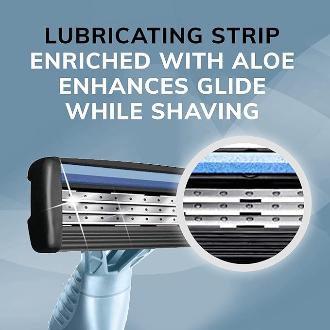 BIC Flex 3 Men’s Disposable Razors With 3 Blades, For a Smooth and Comfortable Shave, 4 Piece Razor Kit for Men