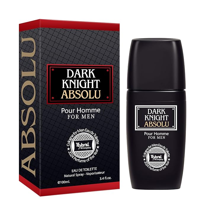 Hybrid & Company Dark Knight Absolu Pour Homme For Men Eau De Toilette Vaporisateur Natural Spray 3.4 Fl Oz