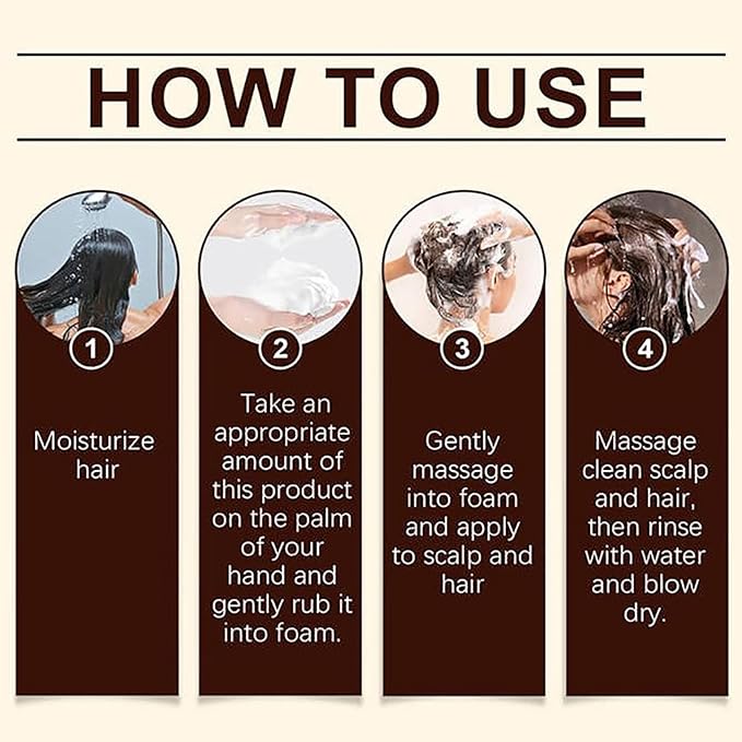 300ml Anti-Hair Fall Hair Loss Shampoo - Promote Hair Growth, Enriched with Multiple Plant Extracts, Suitable for All Hair Types (2 Bottle)