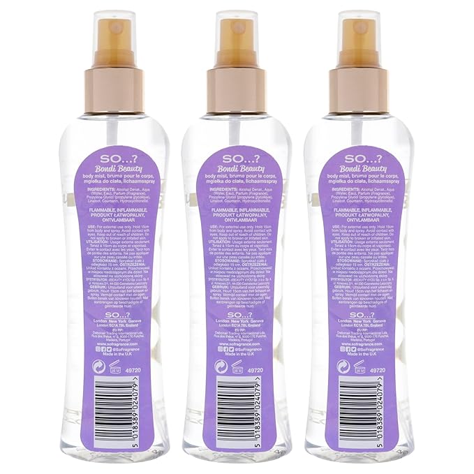 Bondi Beauty Body Mist by So…? for Women - 6.9 oz Body Mist - Pack of 3
