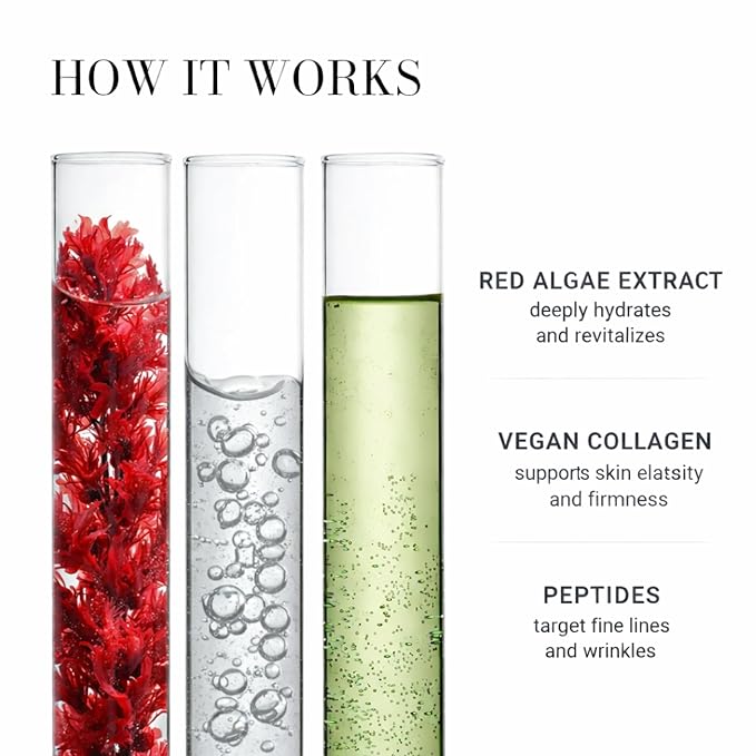 Noku Marine Cream – EWG VERIFIED UltraHydrating Anti-Aging Moisturizer for Men & Women with Red Algae, Vegan Collagen & Argireline Peptides | 50 ml | Vegan, Cruelty-Free, Award-Winning Formula