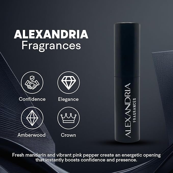 Alexandria Fragrances Brasilia Cologne Perfume - Premium Unisex Eau de Parfum with Oranges & Birch Tar Notes - Luxury Fragrance with Ginger, Pink Pepper - Men Cologne for Every Occasion - 10ml