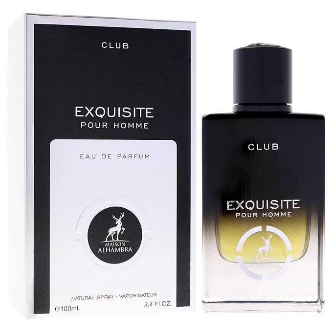 Club Exquisite by Maison Alhambra for Men - 3.4 oz EDP Spray