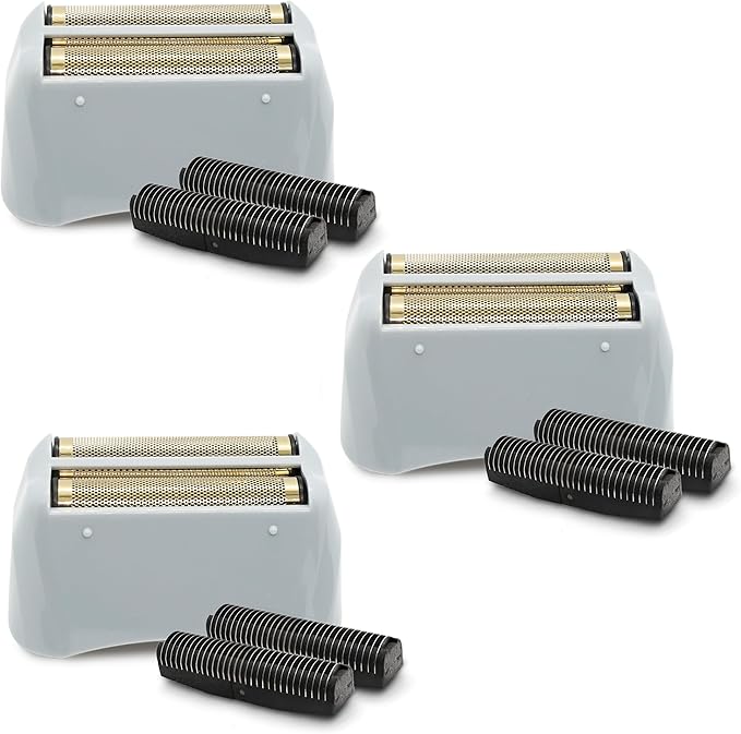 3 Pack Foil Shaver Replacement Compatible With Andis Model TS-1, TS-2 ((17150/17155/17200), Andis Blade Replacement with Stainless Steel Design for Smooth Shaving