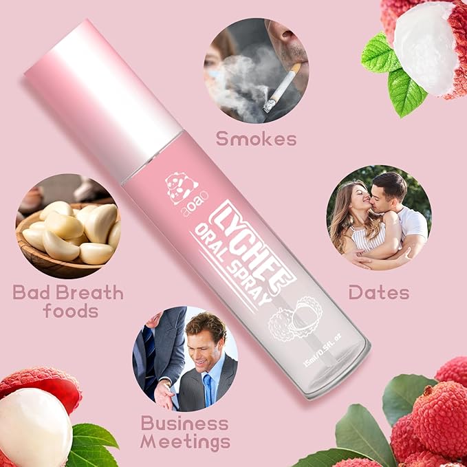 Oral Spray for Bad Breath and Dry Mouth, Mouth Spray Breath Fresheners, Sugar-Free, Fights Bad Breath for Adults, Portable Long Lasting, Dry Mouth Spray, 15ml/0.5fl.oz (2pack)