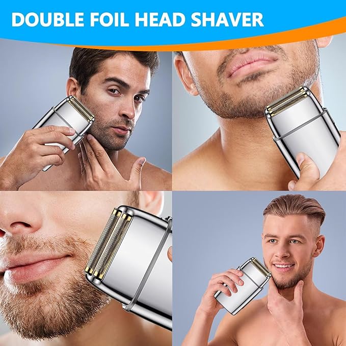 New DEARCOOL Electric Men Shaver Replacement Foil & Cutters Suitable for BaBylis-PRO Metal-FX FXRF2 Foil Shaver