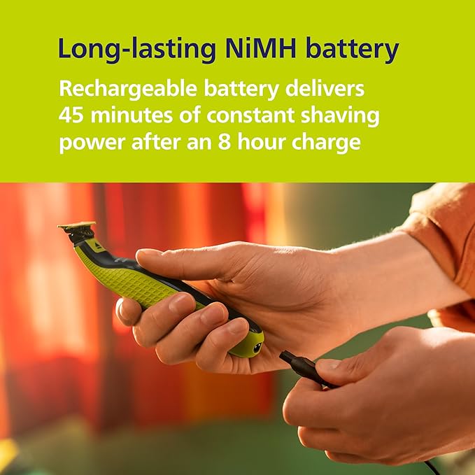 Norelco Philips OneBlade 360 Hybrid Face, Electric Beard Trimmer and Shaver, with 360 Blade Technology, 1x 360 Blade for Face, 5in1 Adjustable Comb, Model QP2724/90