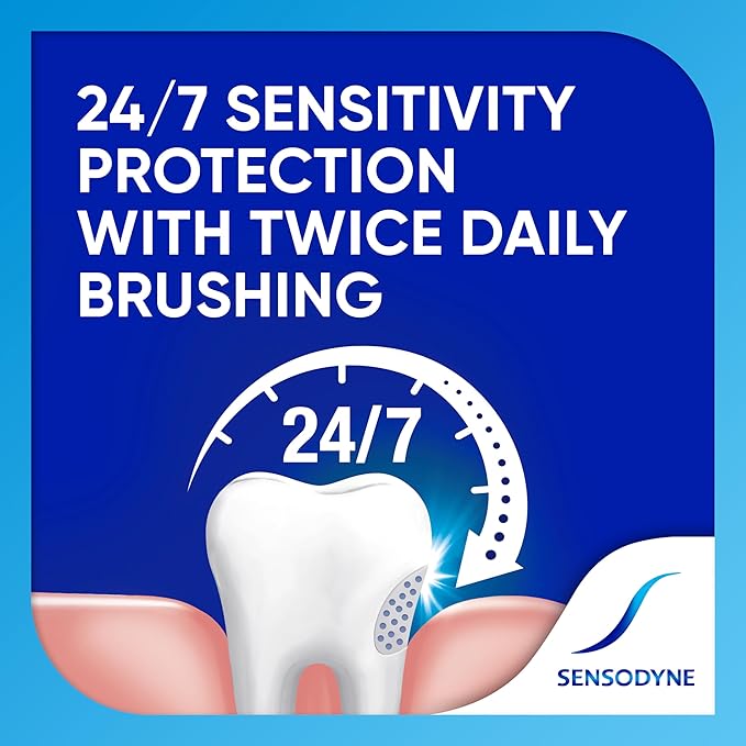 Sensodyne Extra Whitening Toothpaste for Sensitive Teeth, Cavity Prevention and Sensitive Teeth Whitening - 2.7 Ounces (Pack of 2)