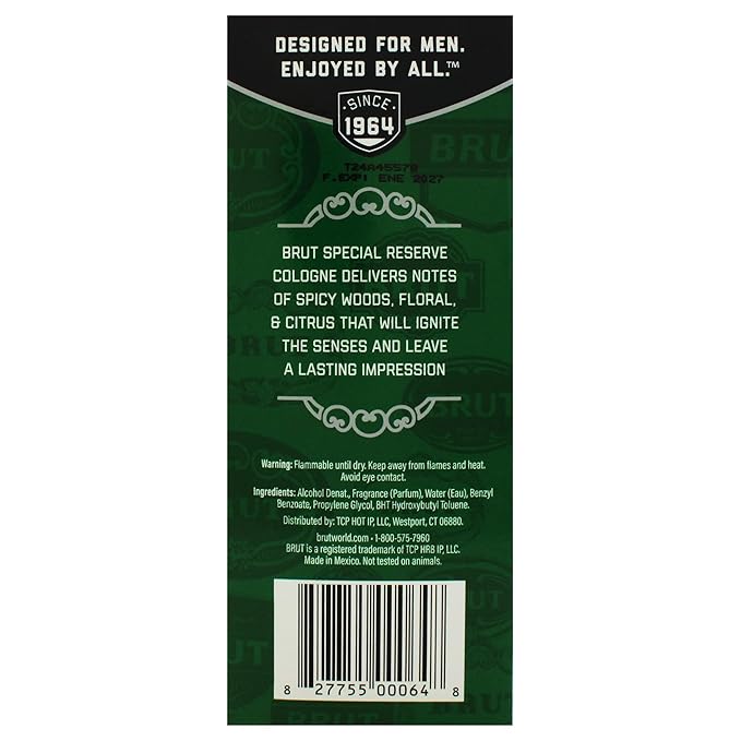 Brut Special Reserve for Men - 3.4 oz EDC Spray