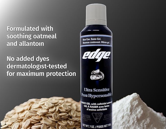 Edge Ultra Sensitive Shave gel, 7 Ounce (Pack of 2)