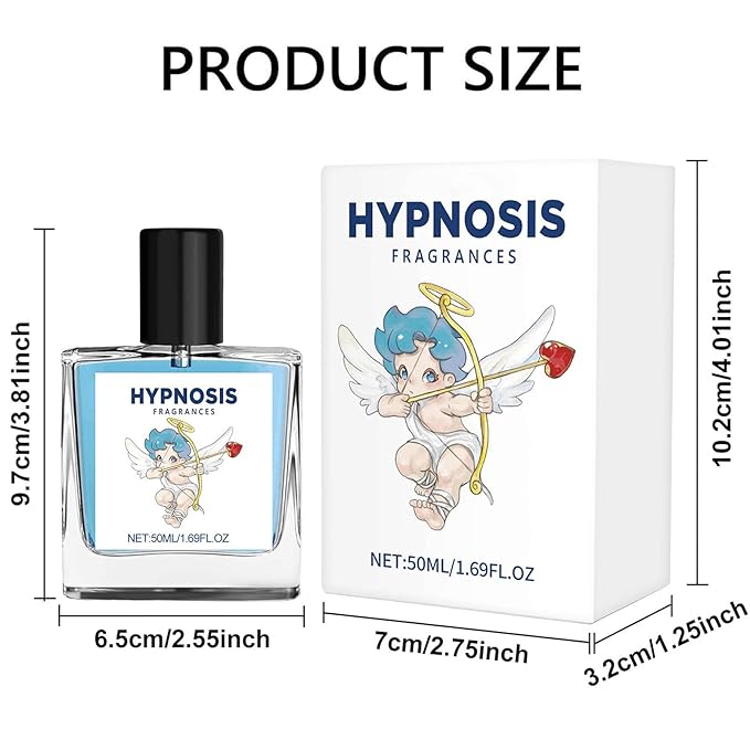 Hypnosis 2.0 Pheromone-Infused Cologne for Men, Long Lasting Scent, Pheromone Perfume 50ml for Father, Boy Friend and Husband