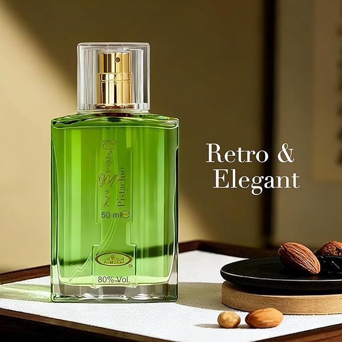 choco musk-Pistachio Men’s Cologne - Mysterious & Elegant Eau De Toilette,Long-Lasting Scent Perfume for Men Elegant Bottle 1.65 Fl Oz Fragrance for Refined Occasions,1