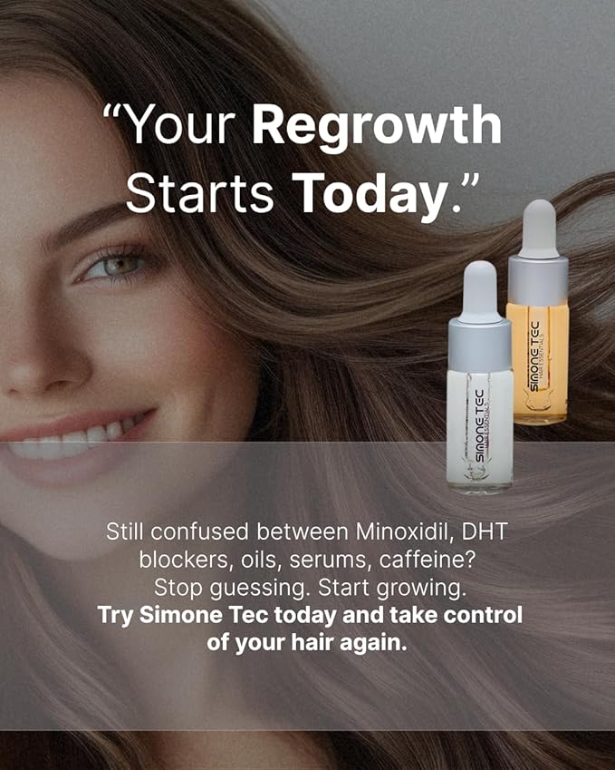 Simone Tec Prevention Hair Loss Conditioner 8Fl Oz | Restore and Strengthen Formula, Scalp Circulation Stimulator | Dx2-Dixidox Phase 1 and DNA-Pollen Phase 2 10ml Promo Included