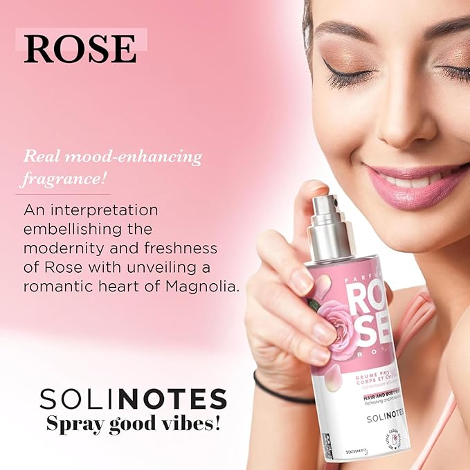 Solinotes Paris Rose Brume parfumée 250ml