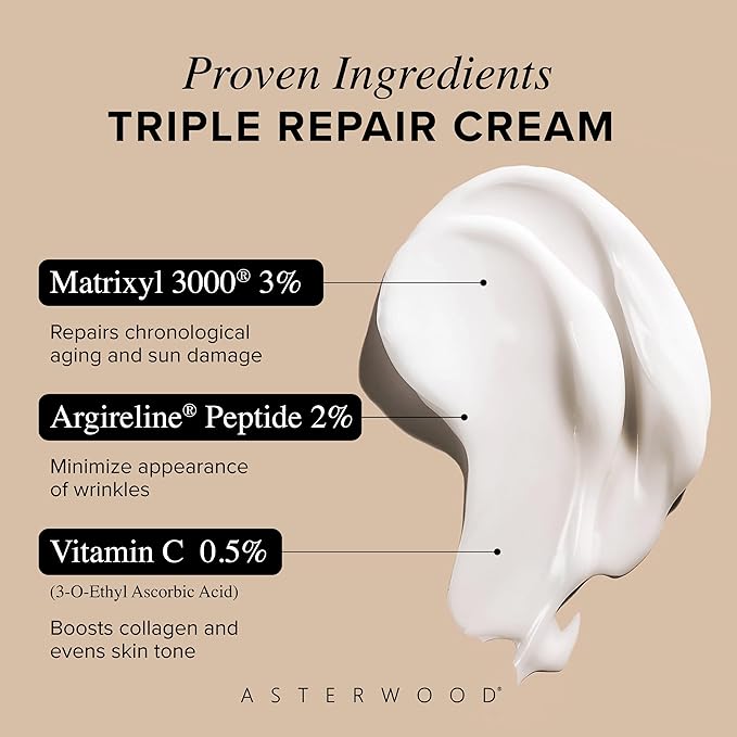 Asterwood Naturals Barrier Boost Cleansing Gel 5.29 Fl Oz + Triple Repair Cream