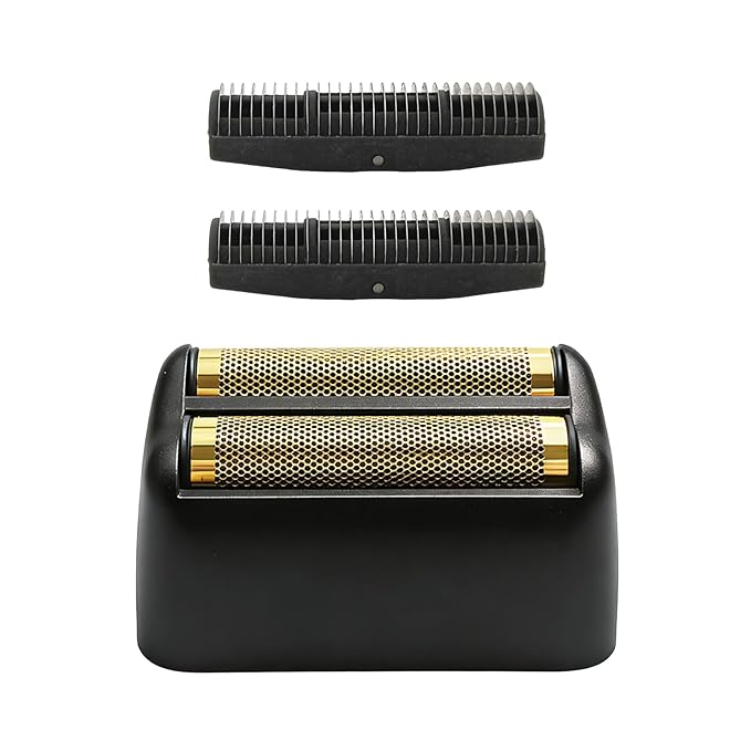 Replacement Head Compatible with BaByliss FX3 Foil Shaver, Replacement Blade Compatible with BaByliss Pro FX3 Foil Shaver Replacement Head, FXX3RFB Black Razor Replacement Foil Head with 2 Cutter-1PCS