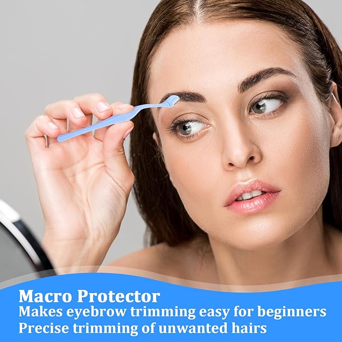 6pcs Small Eye Brow Razors For Women, Portable Mini Eyebrow Razor Trimmer, Face Razors Eyebrow Shaver For Facial Hair Lip, Shaving Removal Tool With Precision Cover