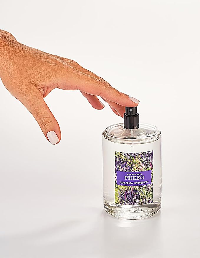 Linha Mediterraneo Phebo - Deo Colonia Alfazema Provencal 200 Ml - (Phebo Mediterranian Collection - Eau de Cologne Lavender From Provence 6.8 Fl Oz)