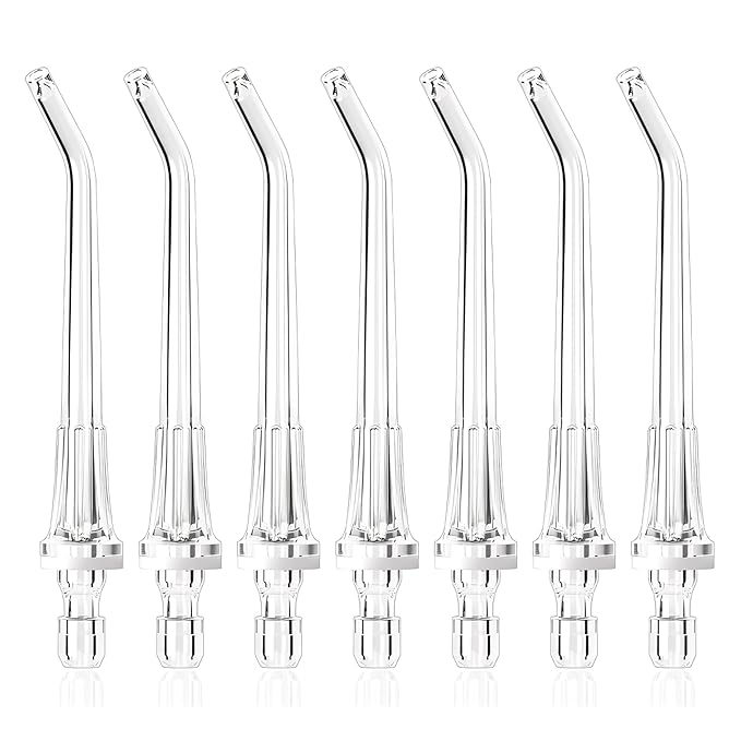 Water Flosser Replacement Heads Compatible with Onlyone FC5090, 7 Pack Classic Jet Tips for Oral Irrigator