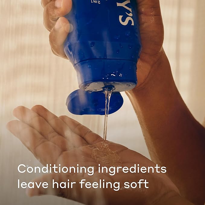 Harry's Men's 2 in 1 Shampoo and Conditioner for All Hair Types - New Wildlands Scent - (3 Pack) 14 fl oz - No Parabens or Sulfates